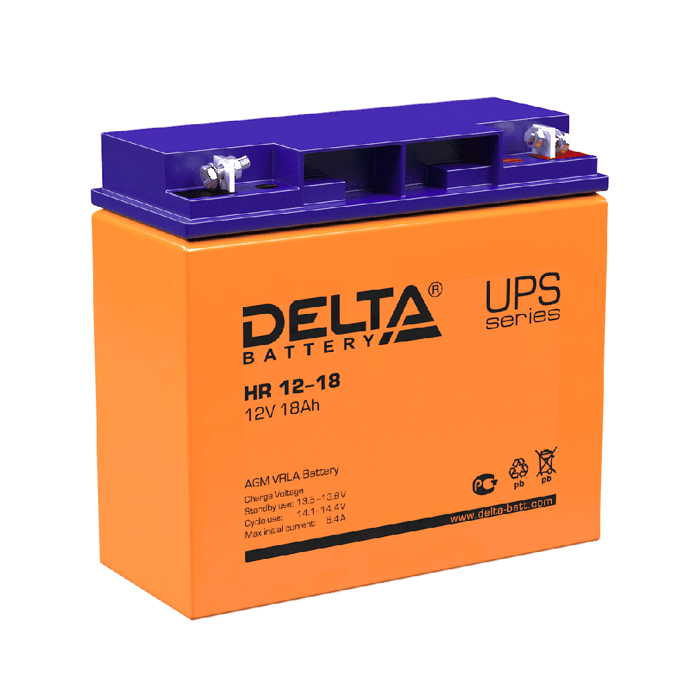 Аккумуляторная батарея DELTA BATTERY HR 12-18